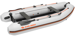 סירה זודיאק מגומי מתנפחת רצפה קשיחה KOLIBRI KM 330DL