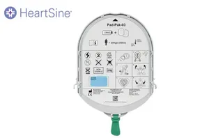 מארז סוללה ואלקטרודות לילד לדפיברילטור HEARTSINE דגם P350