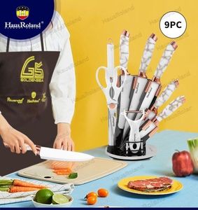 סט סכינים איכותי + בסיס מסתובב HAUS ROLAND HR621-2
