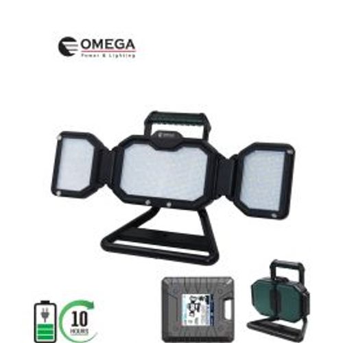 זרקור נטען LION 100W ,ליתיום 10h,10800mAh