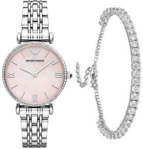 שעון ארמני EMPORIO ARMANI AR1779 סט צמיד מתנה