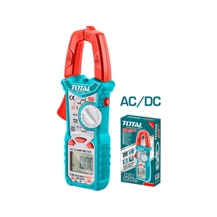 מד מהדק DC/AC דיגיטלי 60A 40°