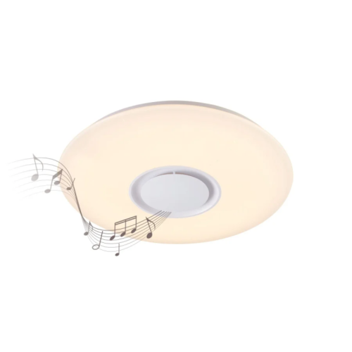 מנורת תקרה עם תאורה RGB ורמקול בלוטוס ANGEL-24 מבית SIRIUS LIVING