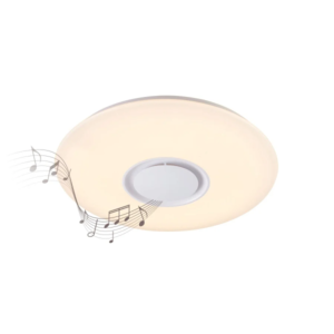 מנורת תקרה עם תאורה RGB ורמקול בלוטוס ANGEL-24 מבית SIRIUS LIVING