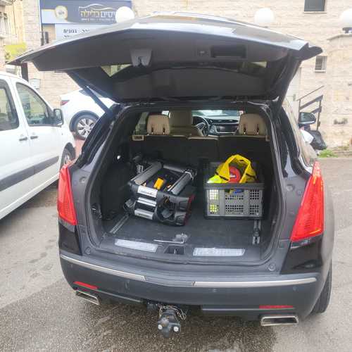 +SPINDER XPLORER מנשא אופניים מתקפל לאופניים חשמליות E-BIKE גדולות עד 60 קג