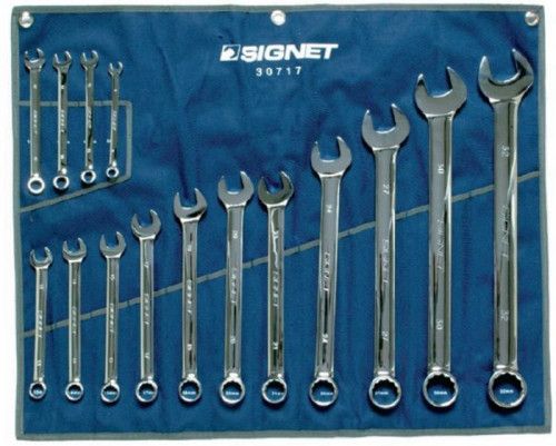 סט מפתחות רינג פתוח 8-32 15 יח' SIGNET מק