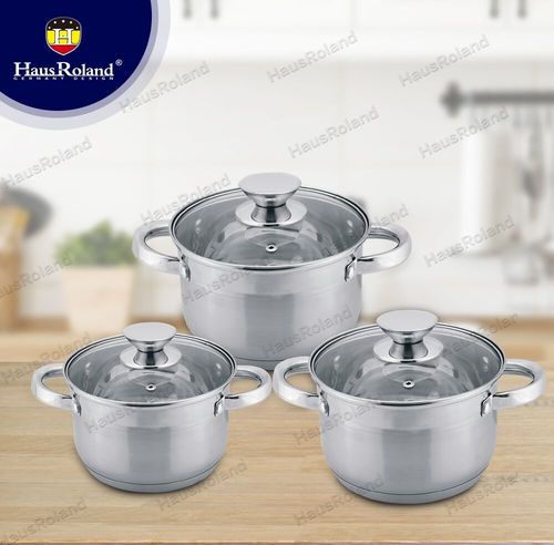 סט 3 סירים 4-HAUS ROLAND HR131