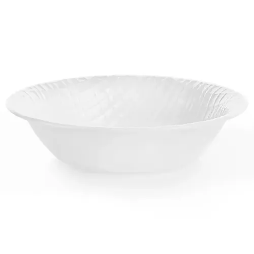 סט צלחות 18 חלקים, קורנינג לנין וויב | Corning Ware Linen Weave