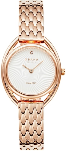 Obaku V286LXVISV משובץ יהלום לנשים