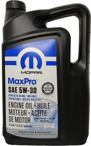 ‏שמן מנוע Mopar MaxPro SAE 5W-30 | ‏5 ליטר