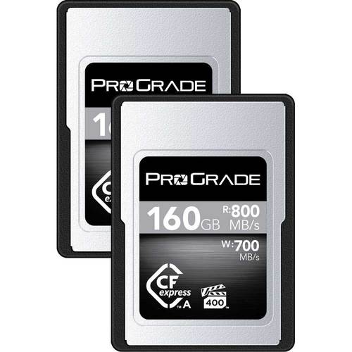 זוג כרטיסי זיכרון ProGrade Digital 160GB CFexpress Type A