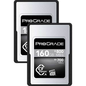 זוג כרטיסי זיכרון ProGrade Digital 160GB CFexpress Type A