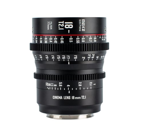 עדשת קולנוע Meike 18mm T2.1 Super35