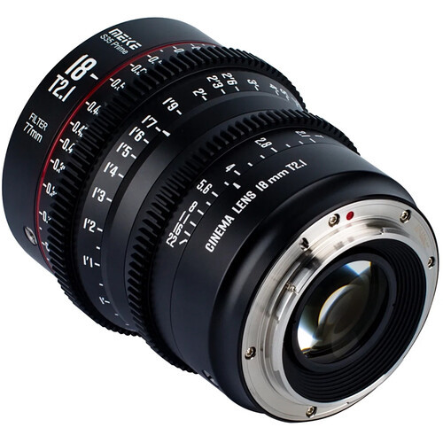 עדשת קולנוע Meike 18mm T2.1 Super35