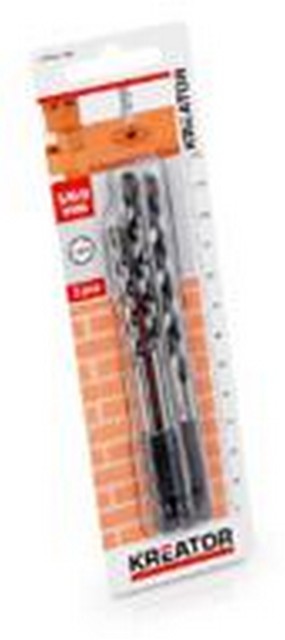סט מקדחי HEX אימפקט בטון וידיה  KRT011406  5-6-8