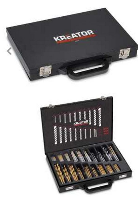 סט מקדחים מקצועי 120 יחידות כל הסוגים  KRT012800