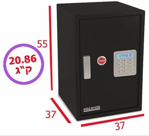 כספת אלקטרונית + מסך בגודל  520x350x360 מ