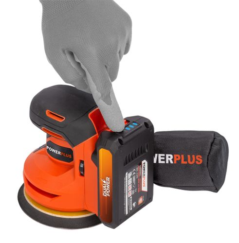 מלטשת אקסצנטרית POWDP50400  20V - גוף