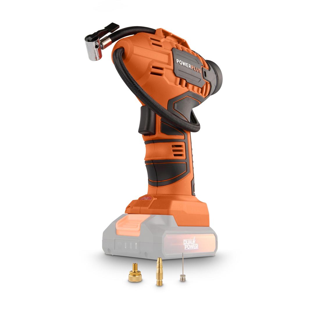 אקדח קומפרסור לרכב נטען POWDP7020  20V - גוף