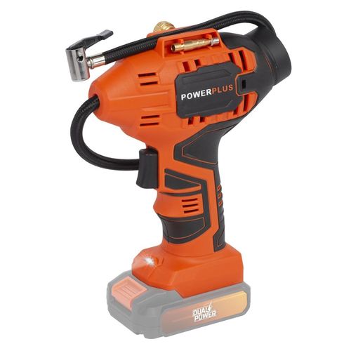 אקדח קומפרסור לרכב נטען POWDP7020  20V - גוף