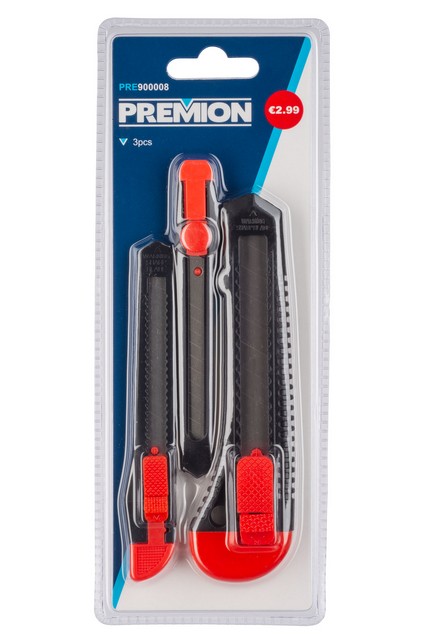 סט סכיני חיתוך 3 חלקים  PRE900008