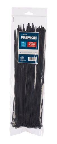 חבקים שחורים 100 יח'  4.8x370 מ