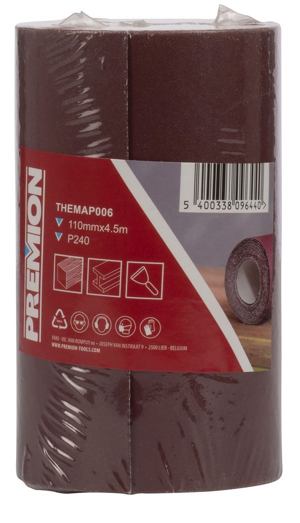 נייר ליטוש בגליל THEMAP006  110MMx4,5M  G240