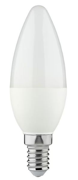 נורת נר חלבי אור יום  MIDEA  C37  LED 5W  הברגה E14