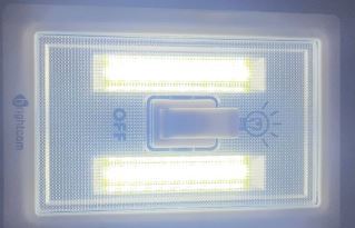 פנס מתג LED ‏לבן 12 יחידות במגש  BH-6058B