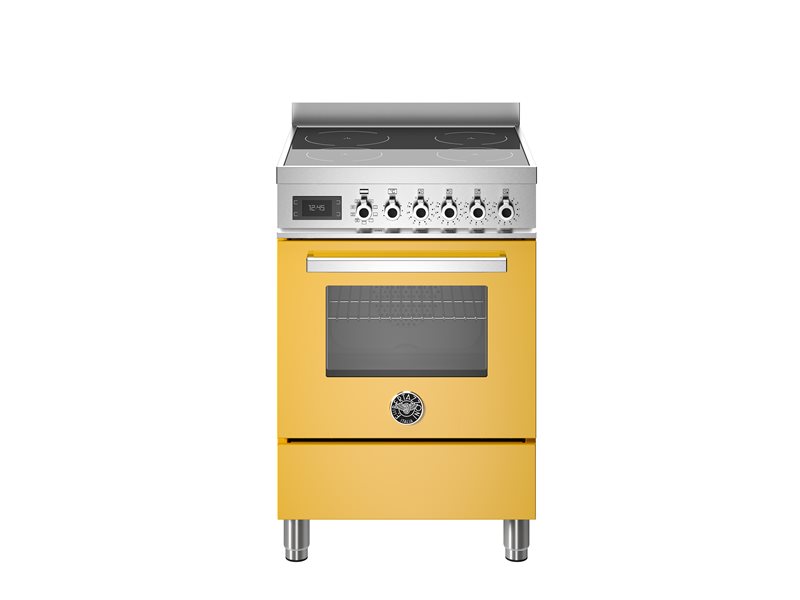 תנור אפייה משולב אינדוקציה 60 ס"מ Bertazzoni צהוב דגם PRO64I1EGIT