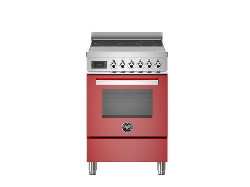 תנור אפייה משולב אינדוקציה 60 ס"מ Bertazzoni אדום דגם PRO64I1EROT