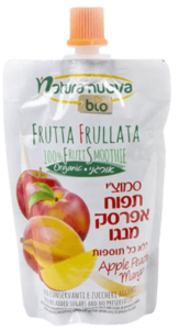סמוצי תפוח אפרסק מנגו אורגני