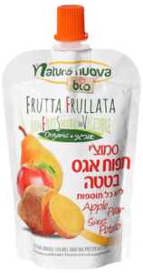 סמוצי תפוח אגס בטטה אורגניים