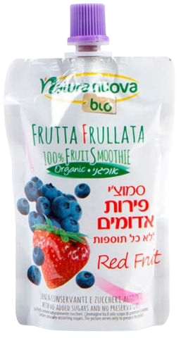 סמוצי פירות אדומים אורגניים