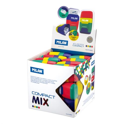 מחדד משולב עם מחק MILAN COMPACT MIX