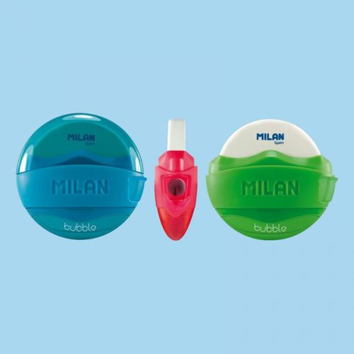 מחדד משולב עם מחק MILAN BUBBLE 