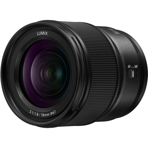 עדשה Panasonic Lumix S 18mm f/1.8