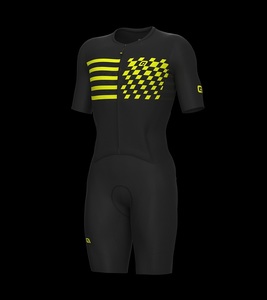 חליפת רכיבה שלמה מתקדמת PR.E PLAY SKINSUIT שחור אירודינמית אלסטית מתקדמת  מנדפת
