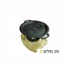 מחמם בשר שולחני וצלחת נתחים מברזל יצוק