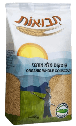 קוסקוס מלא אורגני 500 גרם תבואות