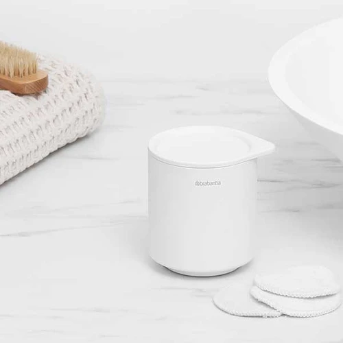 קופסת אחסון קטנה לאמבטיה Mindset לבן מינרלי Brabantia מקט Y-303302 - 04