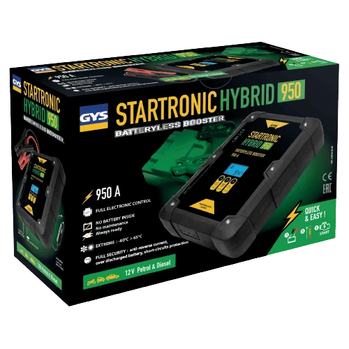 בוסטר התנעה נייד STARTRONIC HYBRID 950A 12V