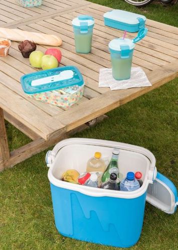 צידנית 33 ליטר כחולה - מבית כתר פלסטיק