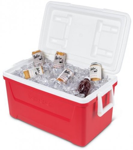סט קומבו צידנית 45ל'+צידנית 3ל'+בקבוק 1ל' Igloo Laguna - צבע אדום