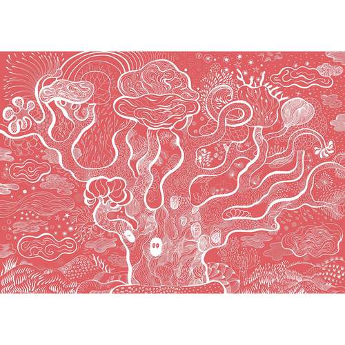 פאזל וויזי - עץ מכושף! (פאזל קסום 100 חלקים עם זכוכית מגדלת)  מבית DJECO