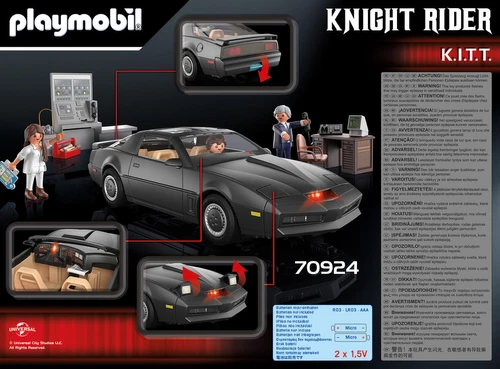 משחק פליימוביל Knight Rider - K.I.T.T לגלאי 5+