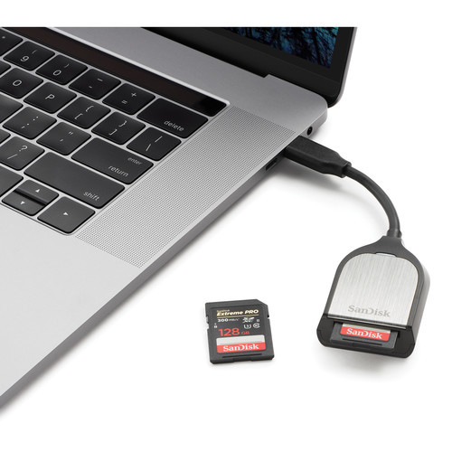 קורא כרטיסים SanDisk Extreme Pro SD USB Type-C