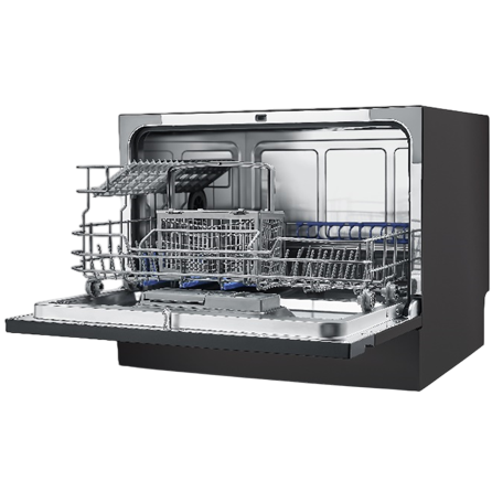 מדיח כלים ‏קומפקטי שחור Midea WQP63602F מידאה