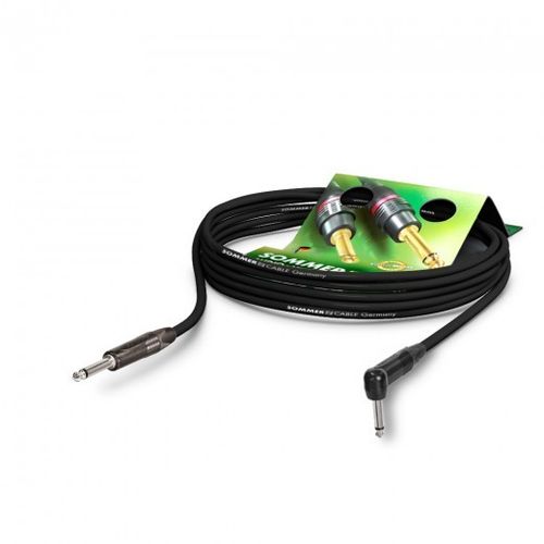 כבל גיטרה 3 מטר פלג זווית Sommer SP11-0300-SW Neutrik