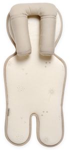 ריפודית ומגן לסל קל 100% כותנה טריקו מקולקציית SHAPES - בז